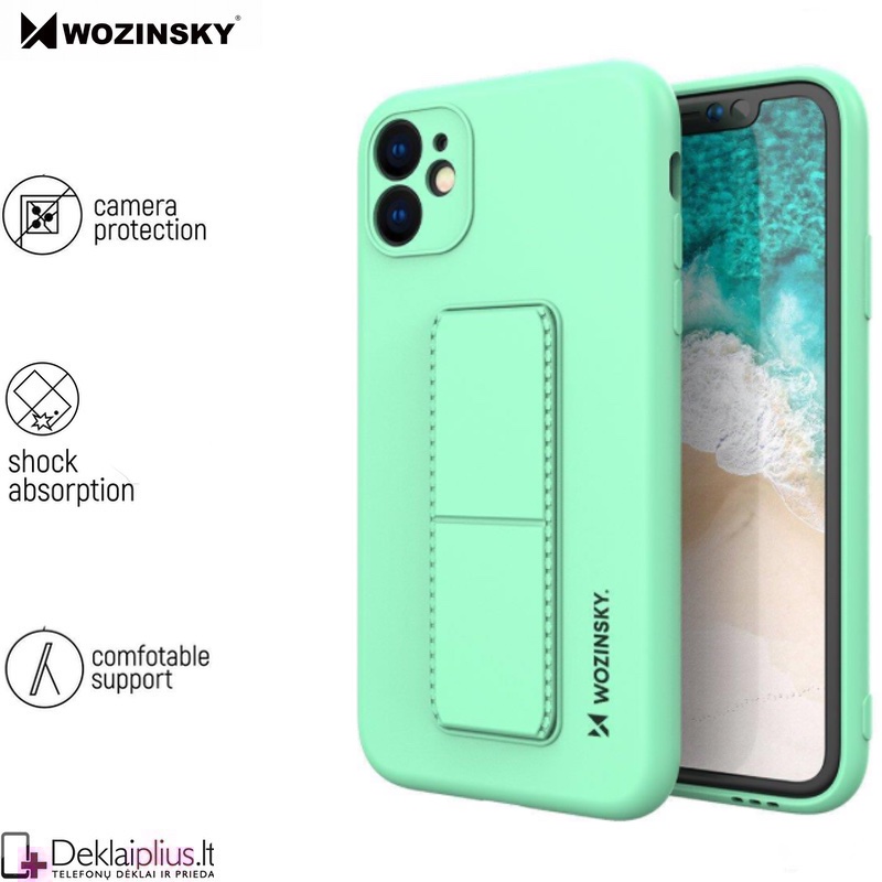 Wozinsky 4in1 švelnaus silikono dėklas - mėtinis (telefonui Apple Iphone 13 Mini) Wozinsky 4in1 švelnaus silikono dėklas - mėtinis (telefonui Apple Iphone 13 Mini)